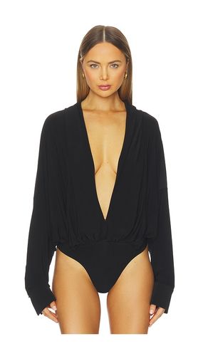 Hooded Super Oversized Boyfriend Shirt Bodysuit in . Size M. Also in S - Norma Kamali - Modalova