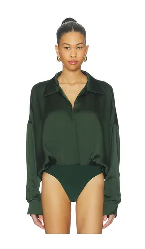 Super Oversized Boyfriend Shirt Bodysuit in . Size M. Also in L - Norma Kamali - Modalova