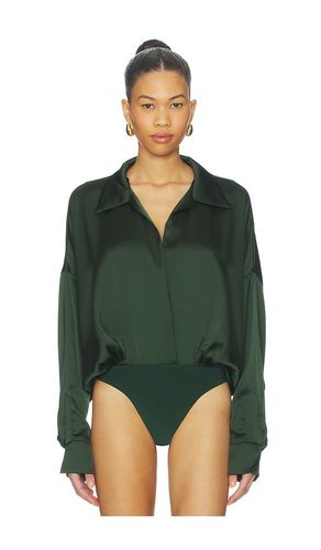 Super Oversized Boyfriend Shirt Bodysuit in . Taglia M. Also in L - Norma Kamali - Modalova