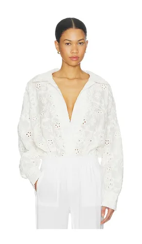 Super Oversized Boyfriend Shirt Bodysuit in . Size L. Also in M, S, XS, XXS - Norma Kamali - Modalova