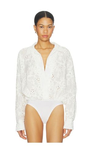 Super Oversized Boyfriend Shirt Bodysuit in . Taglia L. Also in M, S, XS, XXS - Norma Kamali - Modalova