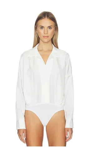Super Oversized Boyfriend Shirt Bodysuit in . Size L. Also in M, S, XL, XS - Norma Kamali - Modalova