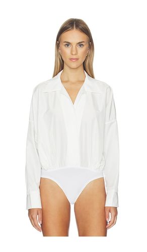 Super Oversized Boyfriend Shirt Bodysuit in . Taglia L. Also in M, S, XS - Norma Kamali - Modalova