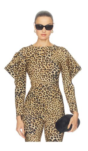Wing Sleeve Side Drape Top in . Size L. Also in M, S, XS, XXS - Norma Kamali - Modalova