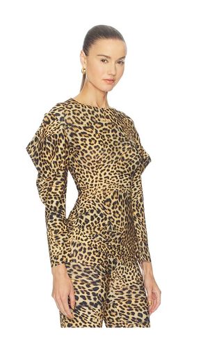 Wing Sleeve Side Drape Top in . Taglia L. Also in M, S, XS, XXS - Norma Kamali - Modalova