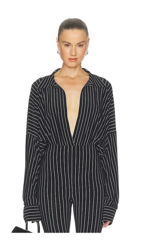 Oversized Bodysuit in . Taglia L. Also in M, S, XL, XS, XXS - Norma Kamali - Modalova