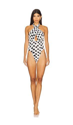 Cross Halter Mio Top in White. - size M (also in S, XL, XS) - Norma Kamali - Modalova