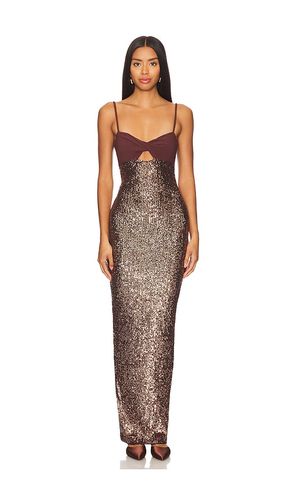 Monet Twist Gown in Metallic . - size L (also in M, S, XS) - Nookie - Modalova