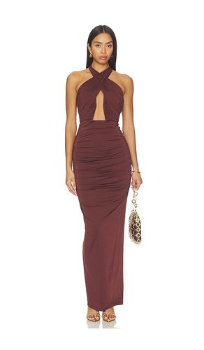 Charlize Multi-way Maxi Dress in Brown. - size L (also in M, S, XS) - Nookie - Modalova