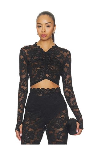 Delphine Lace Long Sleeve Crop Top in . - size M (also in L) - Nookie - Modalova