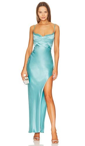 Ariah Cowl Draped Midi Dress in Baby Blue. - size 2 (also in 6) - NICHOLAS - Modalova