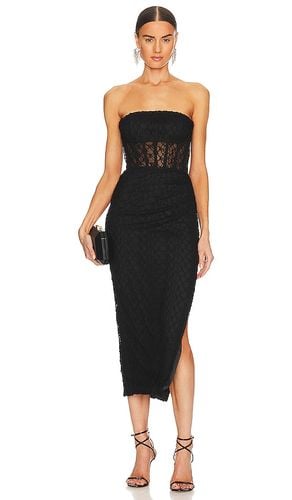 Raina Strapless Corset Lace Midi Dress in . - size 0 (also in 6, 8) - NICHOLAS - Modalova