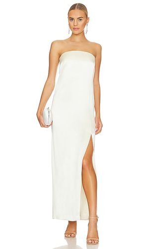 Axelie Strapless Tube Gown in Metallic Neutral. - size 0 (also in 2, 4) - NICHOLAS - Modalova