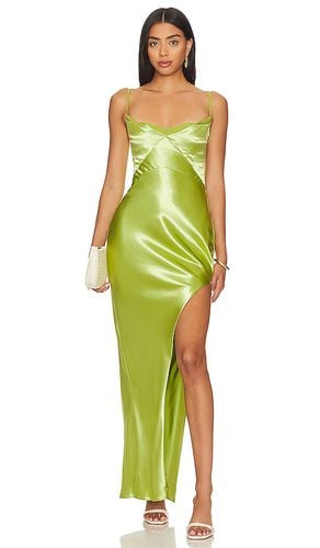 Ariah Cowl Draped Midi Dress in Green. - size 0 (also in 6) - NICHOLAS - Modalova