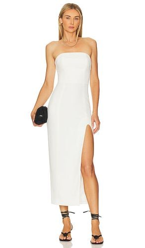 Adiba Strapless Round Edge Midi Dress in Cream. - size 0 (also in 2, 4, 6) - NICHOLAS - Modalova