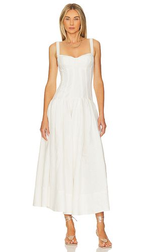 Makenna Drop Waist Corset Midi Dress in Cream. - size 0 (also in 10, 2, 4, 6, 8) - NICHOLAS - Modalova