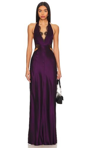Vestido con recorte de encaje kylie en color morado talla 0 en - Purple. Talla 0 (también en 10, 2, 4, 6) - NICHOLAS - Modalova