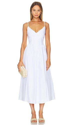 Vestido midi con cintura princesa becker en color talla 0 en - White. Talla 0 (también en 10, 12, 2, 4, 6) - NICHOLAS - Modalova