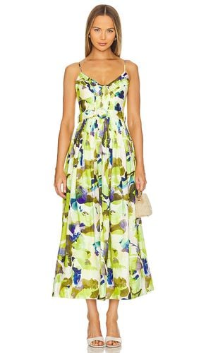 Mireille Belted Midi Dress in Green. - size 0 (also in 2, 4, 6) - NICHOLAS - Modalova