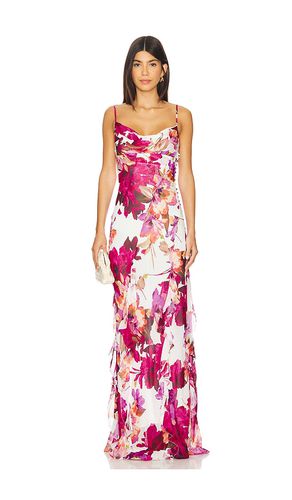 Kamila Ruffle Cowl Maxi Dress in Pink. - size 0 (also in 10, 12, 2, 4) - NICHOLAS - Modalova