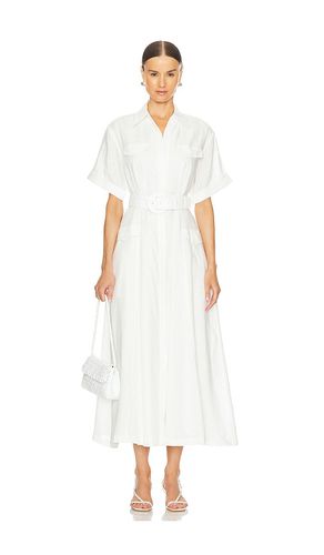 Vestido camisero sunni belted utility en color blanco talla 0 en - White. Talla 0 (también en 10, 4, 8) - NICHOLAS - Modalova