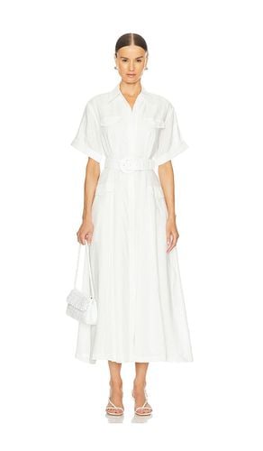 Sunni Belted Utility Shirt Dress in White. - size 0 (also in 10, 2, 4, 6, 8) - NICHOLAS - Modalova