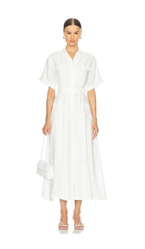 Sunni Belted Utility Shirt Dress in White. - size 0 (also in 10, 2, 6, 8) - NICHOLAS - Modalova