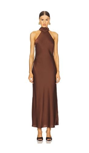 Trina Midi Dress in Brown. - size 0 (also in 2, 4, 6, 8) - NICHOLAS - Modalova