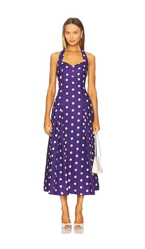 X REVOLVE Seraphina Seamed Midi Dress in Blue. - size 10 (also in 4) - NICHOLAS - Modalova