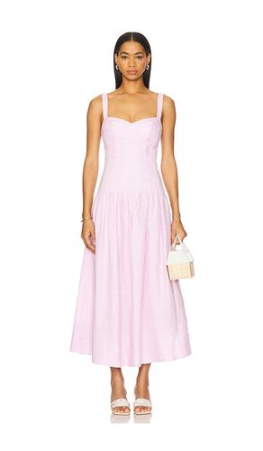 Vestido midi makenna en color rosado talla 0 en - Pink. Talla 0 (también en 2, 4, 6, 8) - NICHOLAS - Modalova