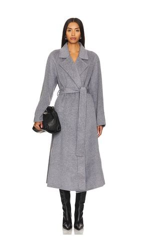 Candice Scarf Double Wool Coat in Grey. - size L (also in M) - NICHOLAS - Modalova