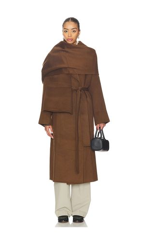 Candice Scarf Double Wool Long Coat in . Size L. Also in M - NICHOLAS - Modalova