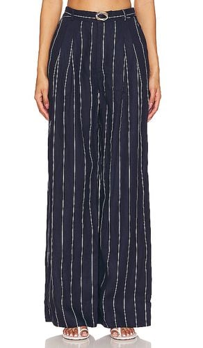 Calista Belted Wide Leg Pant in Navy. - size 2 (also in 4) - NICHOLAS - Modalova