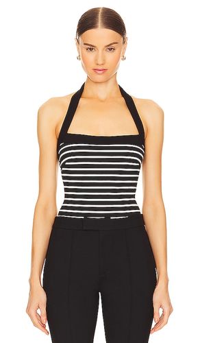 Lainey Contrast Square Neck Bodysuit in & Milk Strip in , . Taglia M, S, XL, XS - NICHOLAS - Modalova