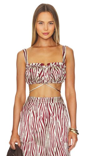 Tracy Button Front Crop Top in Brick. - size 10 (also in 12, 2, 4, 6, 8) - NICHOLAS - Modalova