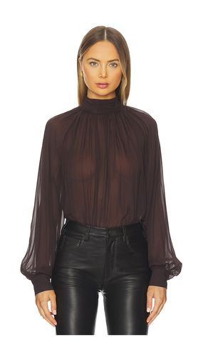 Solene Long Sleeve Mock Neck Blouse in . Taglia 2. Also in 4, 6, 8 - NICHOLAS - Modalova