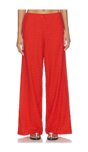 X REVOLVE Eyelet Pant in . Size L. Also in M, S, XL, XS - NIA - Modalova