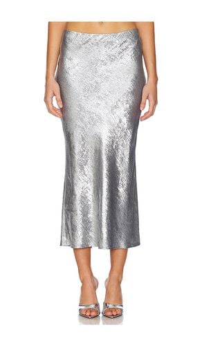 Lucien Skirt in Metallic Silver. - size L (also in M, S, XL, XS) - NIA - Modalova