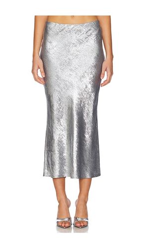 Lucien Skirt in Metallic Silver. - size L (also in M, S, XS) - NIA - Modalova