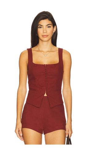 Brice Vest in Burgundy. - size L (also in M, S, XL, XS) - NIA - Modalova