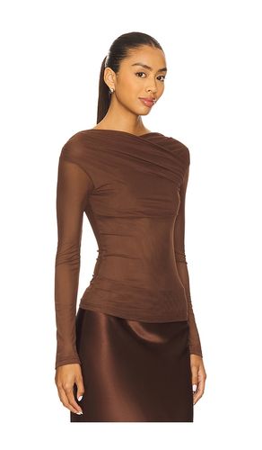 Aria top in color brown size S (also in M) - NIA - Modalova