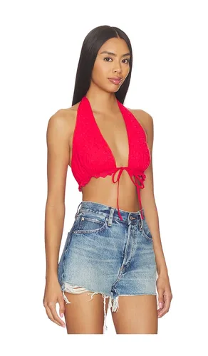X REVOLVE Eyelet Halter Top in . Taglia L. Also in M, S, XL - NIA - Modalova