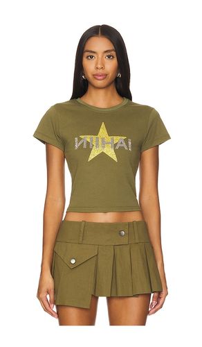 Star Baby Tee in Army. - size L (also in M, S, XL, XS) - NIIHAI - Modalova