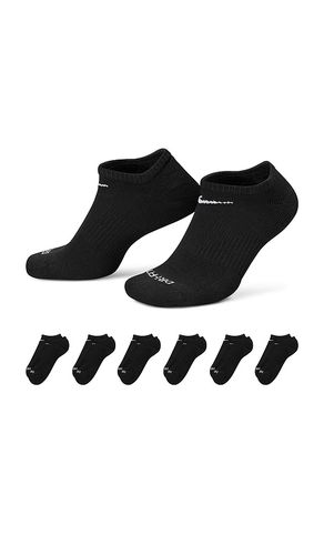 Everyday Plus Cushion Training No Show 6 pair sock set in . - size M (also in S) - Nike - Modalova