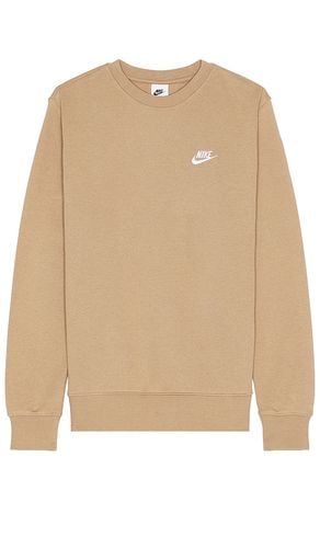 Crew Neck Sweatshirt in Brown. - size L (also in M, S, XL, XL/1X, XS, XXL, XXL/2X) - Nike - Modalova