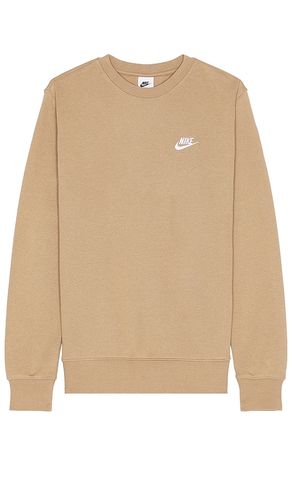 Crew Neck Sweatshirt in Brown. - size M (also in S) - Nike - Modalova