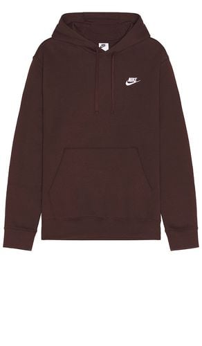 M Nsw Club Hoodie Po Bb in Burgundy. - size L (also in M, S, XL/1X) - Nike - Modalova