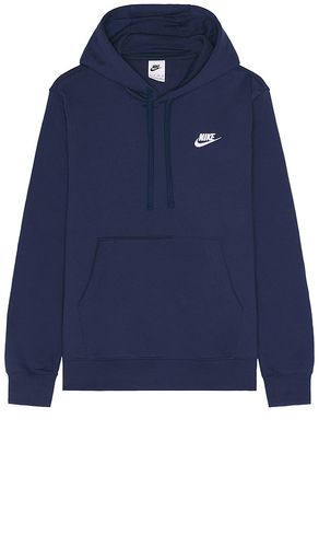 Club Fleece Pullover Hoodie in Blue. - size XS (also in L) - Nike - Modalova