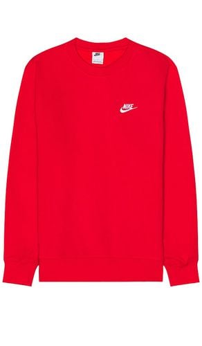 Club Fleece Crew in Red. - size L (also in M, S, XL/1X, XS, XXL/2X) - Nike - Modalova