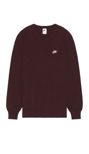 Club Crew Sweater in Burgundy. - size M (also in L, S) - Nike - Modalova